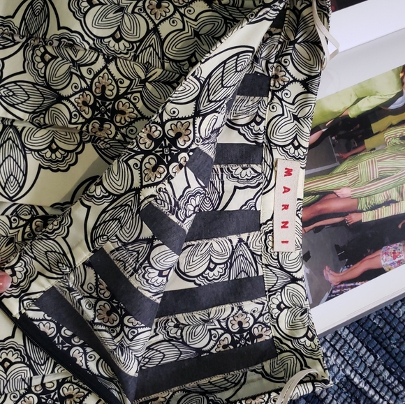 🌚Marni Floral Multi Texture Skirt - Picture 8 of 8